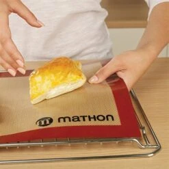 Lot De 2 Tapis De Cuisson Professionnels Petit Et Grand Modèle -Magasin D'Articles De Cuisine 101015 3 1 Lot de 2 tapis de cuisson professionnels petit et grand modele Mathon