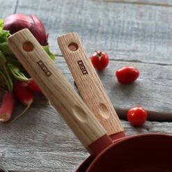 Casserole Ector Induction Aluminium Revêtu Manche En Bois 16 Cm Rouge -Magasin D'Articles De Cuisine 108009 3 3 Casserole Ector induction aluminium revetu manche en bois 16 cm rouge Ogo