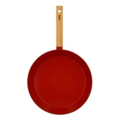 Poêle Ector Induction Aluminium Revêtu Manche En Bois 28 Cm Rouge -Magasin D'Articles De Cuisine 108014 1 2 Poele Ector induction aluminium revetu manche en bois 28 cm rouge Ogo