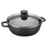 Faitout Fonte Avec Couvercle En Verre 32 Cm Noir -Magasin D'Articles De Cuisine 11623 0 1 Faitout fonte avec couvercle en verre 32 cm noir Lacor