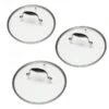 Lot 3 Couvercles En Verre Excell'Inox 16, 18 Et 20 Cm -Magasin D'Articles De Cuisine 14908 0 3 Lot 3 Couvercles en verre Excell Inox 16 18 et 20 cm Mathon