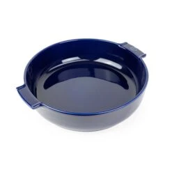 Peugeot Plat Four Rond Céramique Bleu 34 Cm