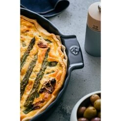 Peugeot Tourtière Céramique Ardoise 28 Cm -Magasin D'Articles De Cuisine 201205 2 3 Tourtiere ceramique ardoise 28 cm Peugeot