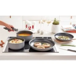Set 2 Poêles Et 2 Casseroles Anti-adhésives Délice Et Manche Amovible -Magasin D'Articles De Cuisine 20215 4 3 Set 2 poeles et 2 casseroles anti adhesives Delice et manche amovible Mathon