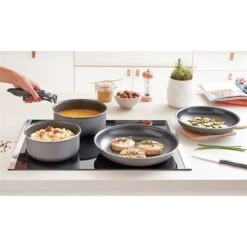Set 3 Casseroles Anti-adhésives Effet Pierre Et Manche Amovible 7 Set 3 Casseroles Anti-adhésives Effet Pierre Et Manche Amovible -Magasin D'Articles De Cuisine 20216 2 3 Set 3 casseroles anti adhesives Effet Pierre et manche amovible Mathon