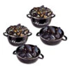 Lot De 2 Marmites à Moules 24 Cm -Magasin D'Articles De Cuisine 20974 0 2 Lot de 2 marmites a moules 24 cm Baumalu