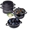 Lot De 2 Marmites à Moules Individuelles 18 Cm -Magasin D'Articles De Cuisine 20976 0 1 Lot de 2 marmites a moules individuelles 18 cm Baumalu