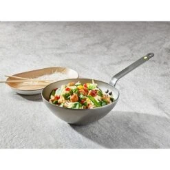 De Buyer Wok Minéral B 24 Cm -Magasin D'Articles De Cuisine 211022 2 1 Wok Mineral B 24 cm De Buyer