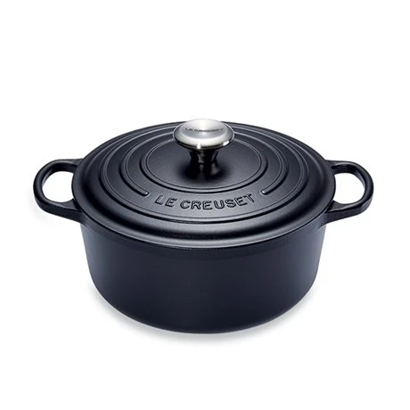 Le Creuset Cocotte Fonte Rond 20 Cm Noir Mat 3 Le Creuset Cocotte Fonte Rond 20 Cm Noir Mat