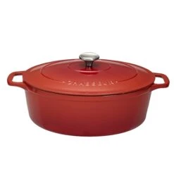 Cocotte Sublime Fonte Ovale 5 L 29 Cm Rubis