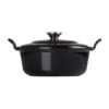 Le Creuset Cocotte Fonte Ronde Plume 24 Cm 2,4 L Noir -Magasin D'Articles De Cuisine 21607 0 1 Cocotte fonte ronde Plume 24 cm 2 4 L noir Le Creuset