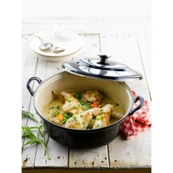 Le Creuset Cocotte Fonte Ronde Plume 24 Cm 2,4 L Noir -Magasin D'Articles De Cuisine 21607 3 1 Cocotte fonte ronde Plume 24 cm 2 4 L noir Le Creuset