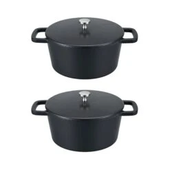 Set De 2 Mini Cocottes Rondes 10 Cm