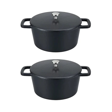 Set De 2 Mini Cocottes Rondes 10 Cm 3 Set De 2 Mini Cocottes Rondes 10 Cm