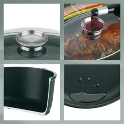 Cocotte à Braiser En Fonte D'aluminium Kerros 8 L -Magasin D'Articles De Cuisine 22302 3 2 Cocotte a braiser en fonte d aluminium Kerros 8 L Kela