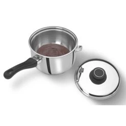 Casserole Bain Marie Avec Couvercle -Magasin D'Articles De Cuisine 23404 1 5 Casserole bain marie avec couvercle Artame