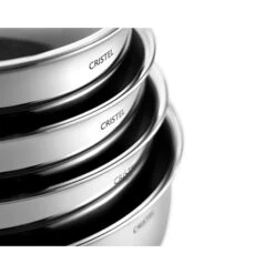 Poêle Sautoir Inox Castel'Pro 24 Cm -Magasin D'Articles De Cuisine 271059 2 6 Poele sautoir inox Castel Pro 24 cm Cristel