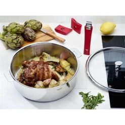 Sauteuse Casteline Amovible 24 Cm -Magasin D'Articles De Cuisine 27229 2 7 Sauteuse Casteline Amovible 24 cm Cristel