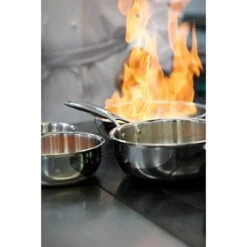 Casserole Inox Castel'Pro 20 Cm -Magasin D'Articles De Cuisine 274062 4 4 Casserole inox Castel Pro 20 cm Cristel