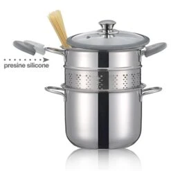 Cuit-pâtes Premium Inox 20 Cm 5 L -Magasin D'Articles De Cuisine 27670 1 3 Cuit pates Premium inox 20 cm 5 L Inoxriv