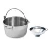 Lot Bassine à Confiture Inox 30 Cm Et Entonnoir 14 Cm -Magasin D'Articles De Cuisine 279114 0 1 Lot bassine a confiture inox 30 cm et entonnoir 14 cm Mathon