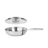 Lot Poêle Sautoir Et Couvercle Inox Castel’Pro 28 Cm -Magasin D'Articles De Cuisine 279196 0 2 Lot poele sautoir et couvercle inox Castel Pro 28 cm Cristel