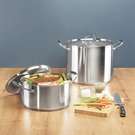 Set De Deux Faitouts En Inox Avec Couvercle 24 Cm Et 28 Cm Excell’inox 6 Set De Deux Faitouts En Inox Avec Couvercle 24 Cm Et 28 Cm Excell’inox – Image 4