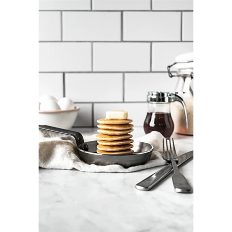 De Buyer Poêle à Blinis Tôle De Fer Blanc Minéral B Elément 12 Cm 4 De Buyer Poêle à Blinis Tôle De Fer Blanc Minéral B Elément 12 Cm – Image 2