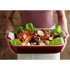 Le Creuset Plat Rectangulaire Céramique 26 Cm Cerise -Magasin D'Articles De Cuisine 301015 2 3 Plat rectangulaire ceramique 26 cm Cerise Le Creuset