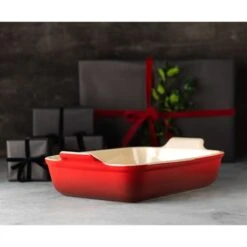 Le Creuset Plat Rectangulaire Céramique 26 Cm Cerise -Magasin D'Articles De Cuisine 301015 3 3 Plat rectangulaire ceramique 26 cm Cerise Le Creuset