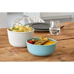 Magasin D'Articles De Cuisine -Magasin D'Articles De Cuisine 301290 1 2 Bol multifonction Cirqula 3000 ml Nordic White Mepal