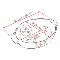 Peugeot Plat à Four Ovale Appolia 40 Cm écru -Magasin D'Articles De Cuisine 301333 1 1 Plat a four ovale Appolia 40 cm ecru Peugeot
