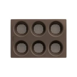 Lekue Plaque Perforée 6 Petits Pains Ronds En Silicone -Magasin D'Articles De Cuisine 35144 2 1 Plaque perforee 6 petits pains ronds en silicone Lekue