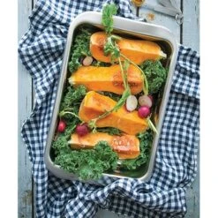 Plat à Four Inox 40 X 28 Cm -Magasin D'Articles De Cuisine 371002 1 2 Plat a four inox 40 x 28 cm Lacor