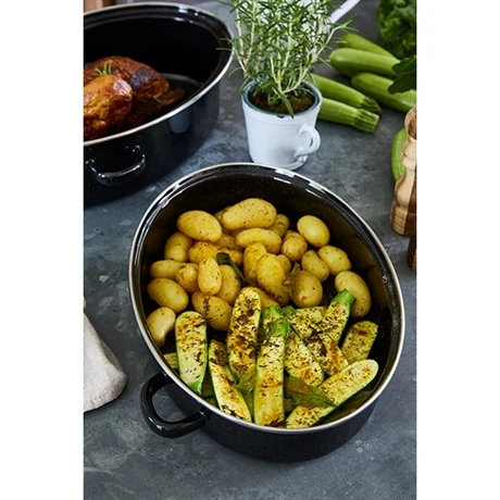 Roaster 42 Cm Acier émaillé 4 Roaster 42 Cm Acier émaillé – Image 2