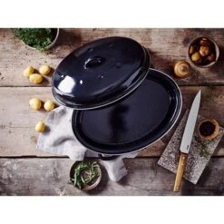 BEKA Roaster émail Roasty Cook 38 Cm -Magasin D'Articles De Cuisine 383002 2 1 Roaster email Roasty Cook 38 cm Beka