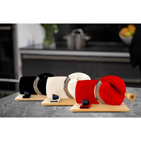 Jupiter Trancheuse Manuelle Lame 17 Cm Et Plateau Bois Massif Noir 4 Jupiter Trancheuse Manuelle Lame 17 Cm Et Plateau Bois Massif Noir – Image 2