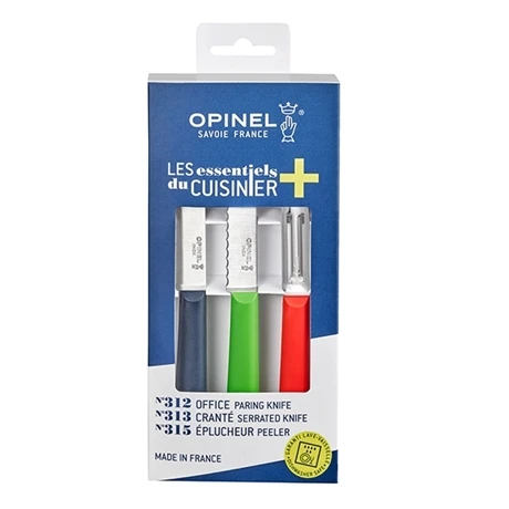 Couteaux Trio Les Essentiels Du Cuisinier Opinel 3 Couteaux Trio Les Essentiels Du Cuisinier Opinel
