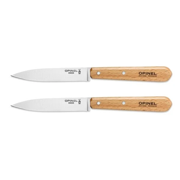 Opinel Lot 2 Couteaux Office N°112 Lame Lisse Inox 10 Cm Naturel 3 Opinel Lot 2 Couteaux Office N°112 Lame Lisse Inox 10 Cm Naturel