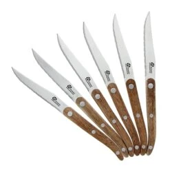 6 Couteaux à Steak Antik En Bois D’acacia Et Coffret Bois 7 6 Couteaux à Steak Antik En Bois D’acacia Et Coffret Bois -Magasin D'Articles De Cuisine 471051 2 1 6 couteaux a steak Antik en bois d acacia et coffret bois Pradel Excellence