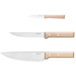 Opinel Coffret Trio Parallèle Lame Inox 8, 16, 20 Cm