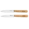 Opinel Set 2 Couteaux Office Lames Lisse Et Crantée 10 Cm Couleur Naturel -Magasin D'Articles De Cuisine 471902 0 1 Set 2 couteaux office lames lisse et crantee 10 cm couleur naturel Opinel