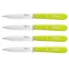 Opinel Set 4 Couteaux Office Lames Lisses Inox 10 Cm Coloris Pomme -Magasin D'Articles De Cuisine 471904 0 1 Set 4 couteaux office lames lisses inox 10 cm coloris pomme Opinel