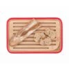 Planche à Pain En Bambou Rouge 28 Cm -Magasin D'Articles De Cuisine 48092 0 1 Planche a pain en bambou rouge 28 cm Pebbly