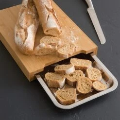 Planche à Découper Bambou 34 Cm Avec Bac Amovible Inox -Magasin D'Articles De Cuisine 481016 4 4 Planche a decouper bambou 34 cm avec bac amovible inox Mathon