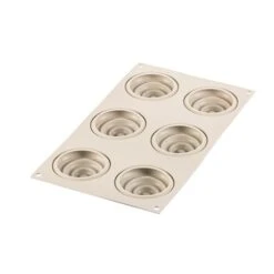 Silikomart Kit 6 Tartelettes Twist En Silicone Platinium -Magasin D'Articles De Cuisine 50048 2 1 Kit 6 tartelettes Twist en silicone Platinium Silikomart