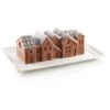 Silikomart Moule 3D Bûche Village Enneigé En Silicone -Magasin D'Articles De Cuisine 511158 0 2 Moule 3D buche village enneige en silicone Silikomart