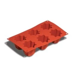 Silikomart Moule 6 Mini-pandoro En Silicone -Magasin D'Articles De Cuisine 512237 2 1 Moule 6 mini pandoro en silicone Silikomart