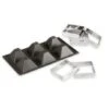 Patisse Moule Silicone 6 Pyramides+ 6 Cadres à Tartelettes -Magasin D'Articles De Cuisine 519013 0 2 Moule silicone 6 pyramides 6 cadres a tartelettes Patisse