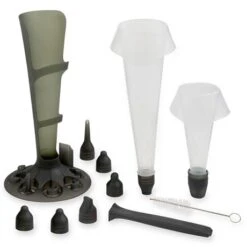 Lot Set Poche à Douille Et Flexi' Plaque 8 éclairs -Magasin D'Articles De Cuisine 519067 4 1 Lot set poche a douille et Flexi plaque 8 eclairs